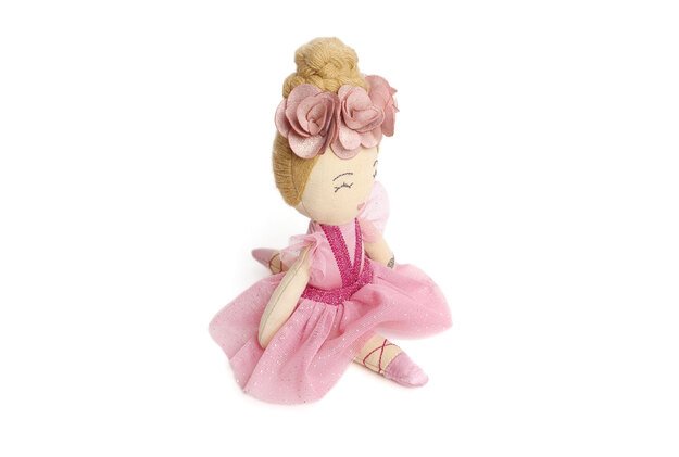 Svoora medžiaginė lėlė balerina, 20 cm 3