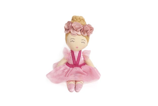 Svoora medžiaginė lėlė balerina, 20 cm 2