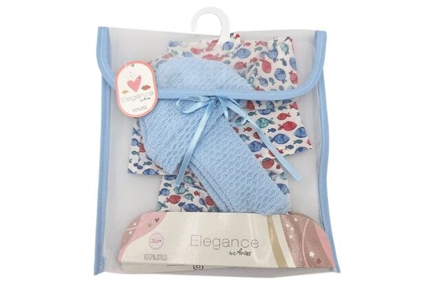 Arias lėlės kūdikio rūbeliai, 33 cm