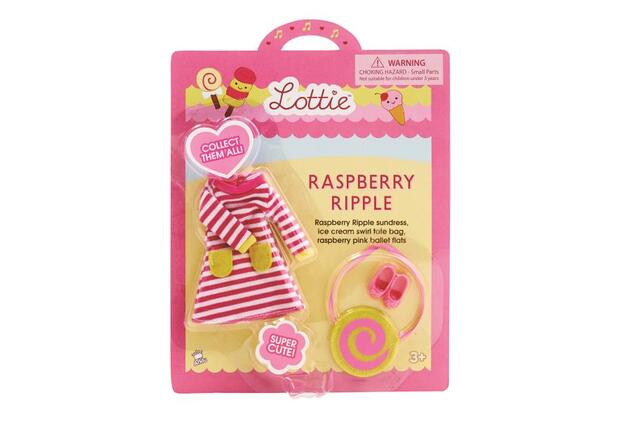 Lottie aksesuarų rinkinys - Avietinis aprangos komplektas 1