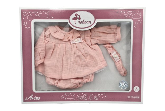 Arias lėlės kūdikio rūbeliai, 45 cm