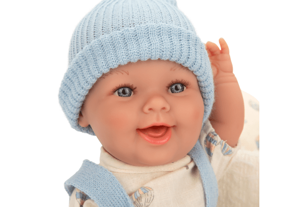 Arias kūdikėlis lėlė baltoje nešyklėje, berniukas, 33 cm 2