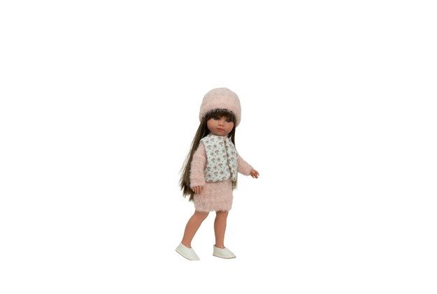 Arias lėlė mergaitė Carlota pūkuota suknele, 36 cm 1