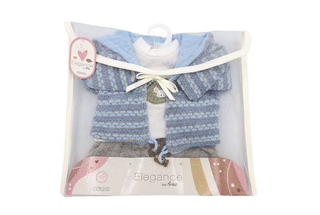 Arias lėlės kūdikio rūbeliai, 42 cm