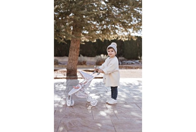 Arias lėlės kūdikio sportinis vežimėlis, blizgantis, 62 cm 3