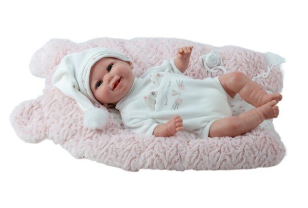 Arias Reborn lėlė kūdikėlis su miego pagalve, 35 cm