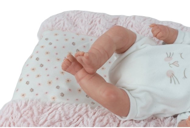 Arias Reborn lėlė kūdikėlis su miego pagalve, 35 cm 5