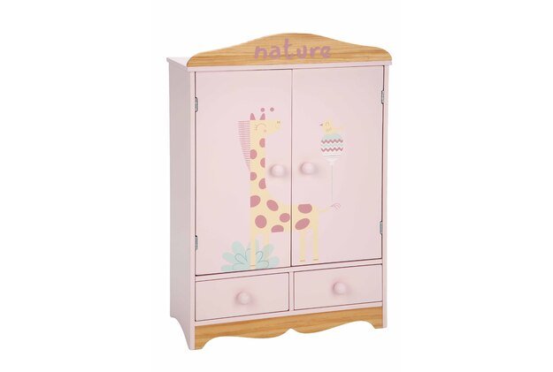 Arias lėlės rūbelių spinta su pastalčiais, Gamta