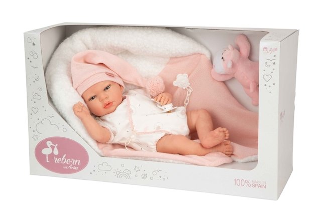 Arias Reborn lėlė kūdikėlis Arielė, 40 cm 6