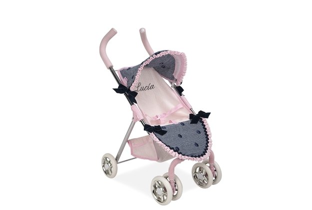 Elegantiškas sportinis vežimėlis su taškeliais