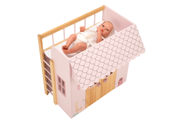 Arias lėlės kūdikio lovelė su žaidimų nameliu, Gamta 1