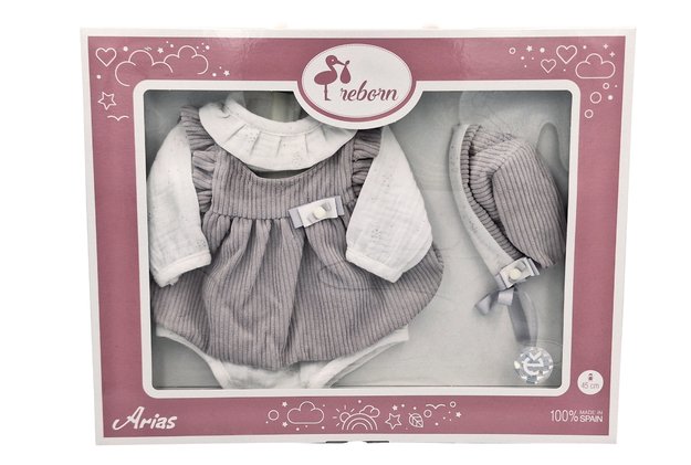 Arias lėlės kūdikio rūbeliai, 45 cm