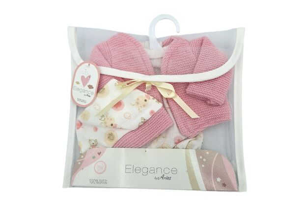 Arias lėlės kūdikio rūbeliai, 33 cm