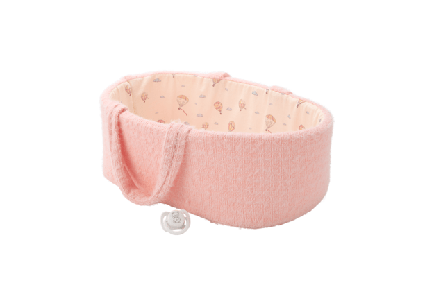 Arias kūdikėlis lėlė rožinėje nešyklėje, mergaitė, 33 cm 2