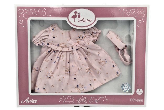 Arias lėlės kūdikio rūbeliai, 45 cm